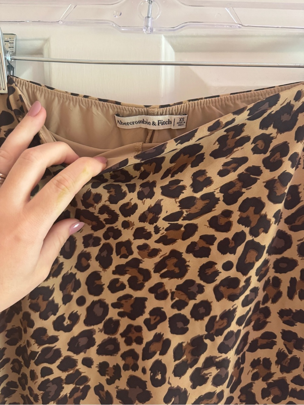 Abercrombie & Fitch Leopard Print Mini Skort